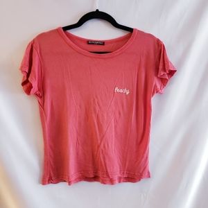 Peachy Brandy Melville Tshirt. One Size